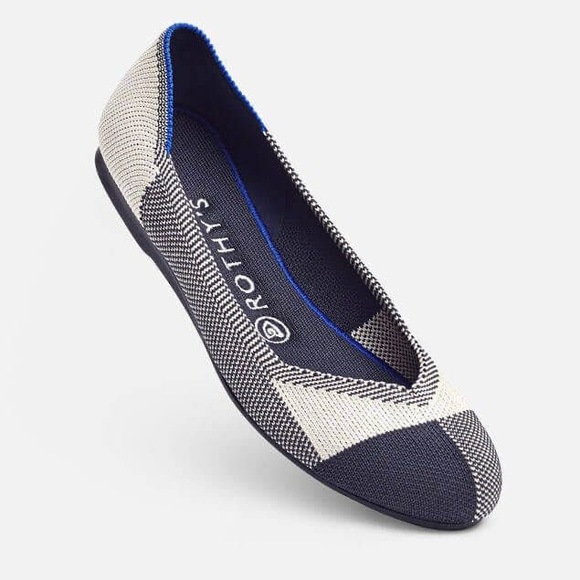 Rothy’s Captoe Round Flats sz 7 - Picture 2 of 16